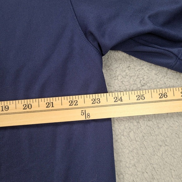 Nike Polo Shirt Men's XL Blue Golf Dri-Fit UV Protection Performance Adult - Picture 8 of 11